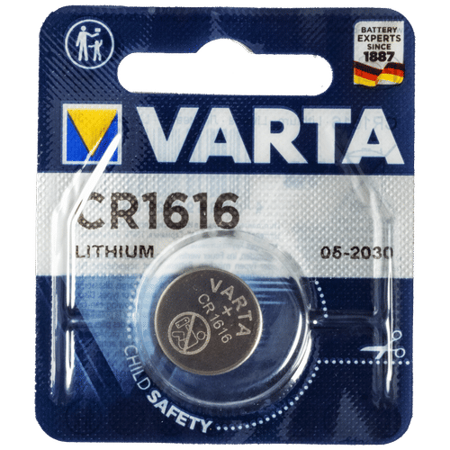 VARTA CR1616 BLISTER PACK LITHIUM BATTERY