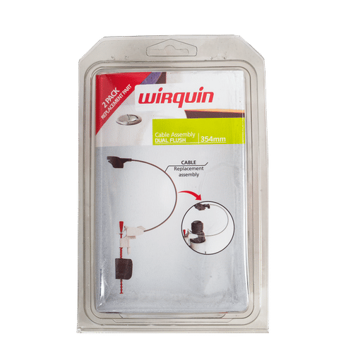 WIRQUIN DUAL FLUSH GREY 354mm CABLE ASSEMBLY