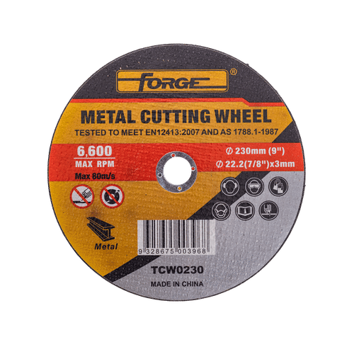 FORGE 230x3x22.2mm METAL CUTTING DISC 