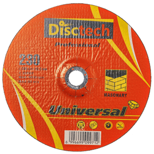 DISCTECH 230x3x22mm MASONARY CUTTING DISC