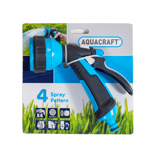 AQUACRAFT COMFORT MULTI-JET 4 PATTERN SPRAY GUN