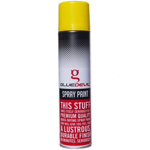 GLUEDEVIL CANARY YELLOW 300ml SPRAY PAINT