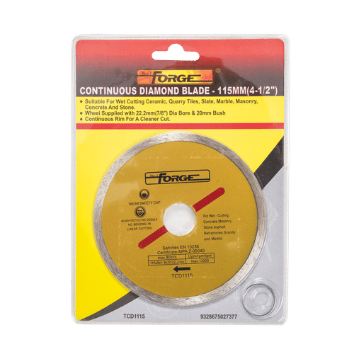 FORGE CONTINUOUS 115mm DIAMOND BLADE 