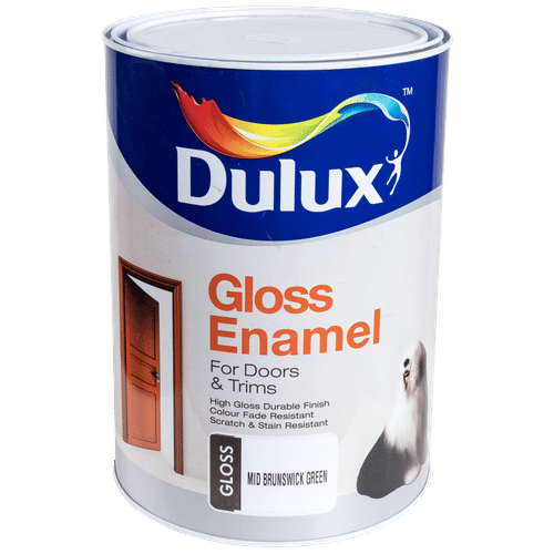 DULUX GLOSS ENAMEL MID BRUNSWICK GREEN 5Lt PAINT
