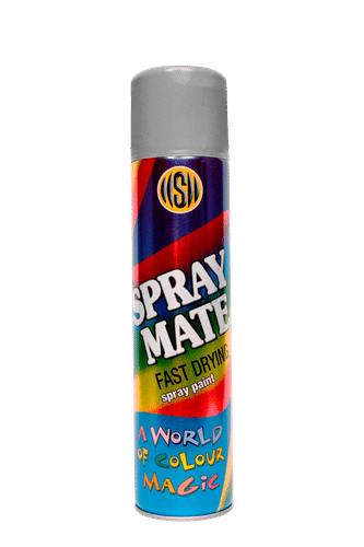 SPRAYMATE FAST DRYING LIGHT GREY 250ml SPRAY PAINT