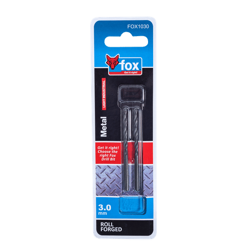 FOX LIGHT INDUSTRIAL 3mm HSS DRILL BIT