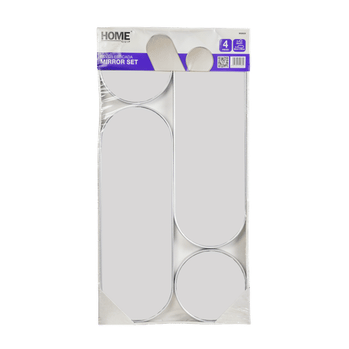 HOMEQUIP ESTICADA SET SILVER MIRROR 