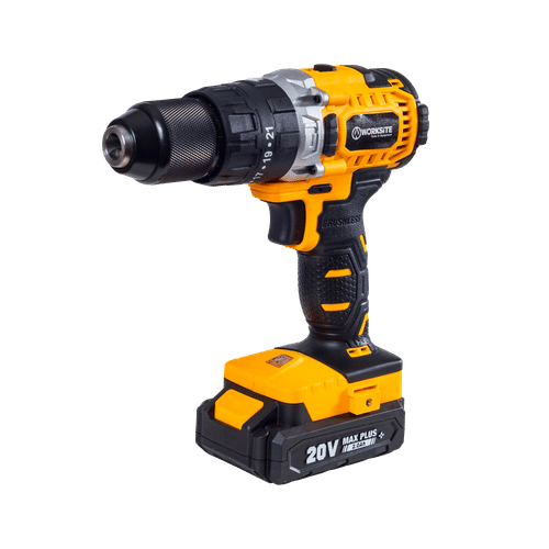 WORKSITE CH320H BRUSHLESS CORDLESS 20v 13mm HAMMER DRILL 