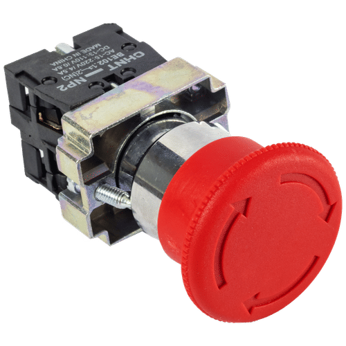 CHINT NP2-BS545 1NO+1NC EMERGENCY STOP RED PUSH BUTTON