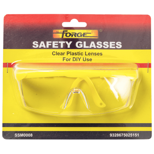 FORGE CLEAR PLASTIC LENSES SAFETY GLASSES