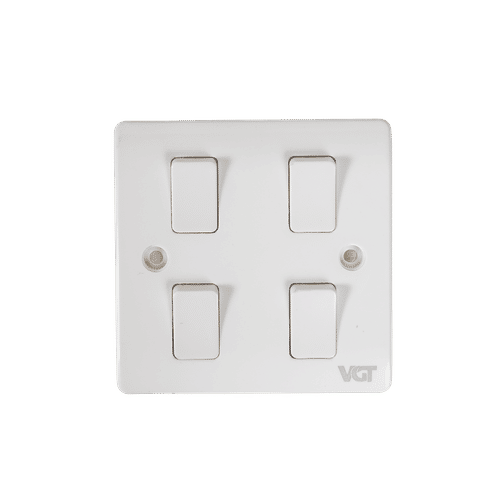 VGT 4 GANG 2 WAY FLUSH SWITCH