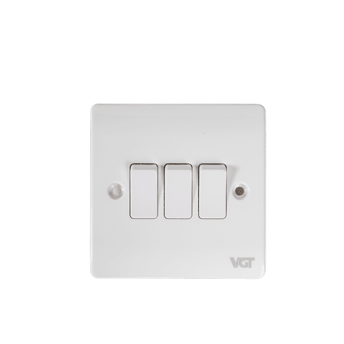 VGT 3 GANG 2 WAY FLUSH SWITCH