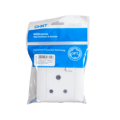 CHINT NEW7 15a 1GANG SINGLE SOCKET WITH INDICATOR 