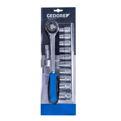 GEDORE 10-22mm ½" DRIVE SOCKET SET