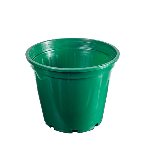 ROUND PLASTIC GREEN 23cm PLANT POT