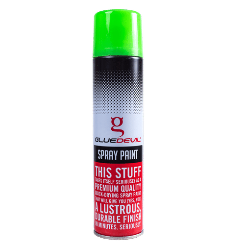 GLUEDEVIL FLUORESCENT GREEN 300ml SPRAY PAINT