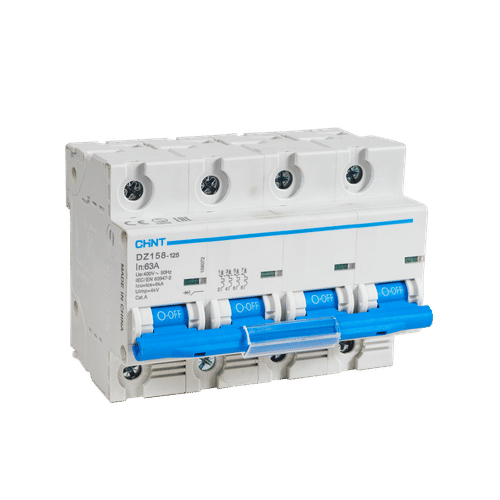 CHINT 6ka DZ158-125 63a FOUR POLE MCB