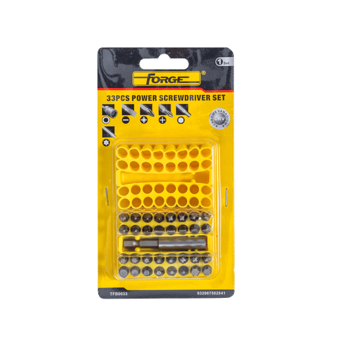 FORGE 33pc SCREWDRIVER POWER BIT SET