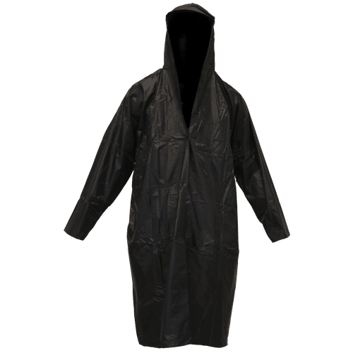 BLACK ONE SIZE FITS ALL RAINCOAT