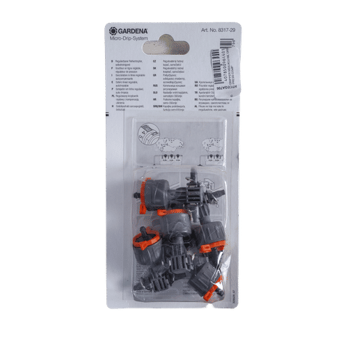 GARDENA DRIPPER MDS ADJUSTABLE PRESSURE COMPENSATING INLINE DRIP HEAD