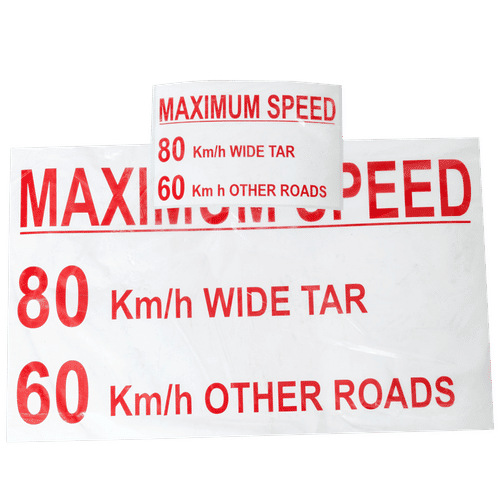 DRIVER UNDER INSTRUCTION SIGN