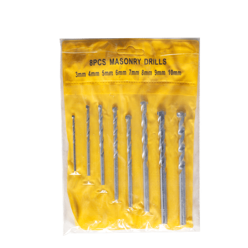 MASONRY 8 PIECE DRILL BIT SET