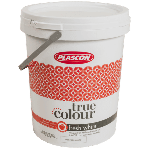PLASCON TRUE COLOUR PVA FRESH WHITE 20Lt PAINT