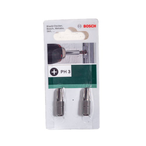 BOSCH PH3 PROFESSIONAL 2pc 25mm SCREWDRIVER BIT