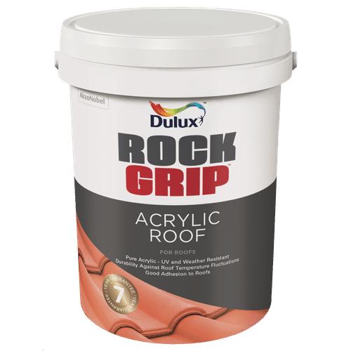 DULUX ROCK GRIP ACRYLIC BLACK 20Lt ROOF PAINT