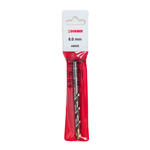 DORMER 8mm HSS DRILL BIT 
