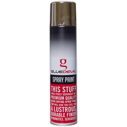 GLUEDEVIL MIRROR METALIC CHROME 300ml SPRAY PAINT