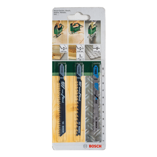 BOSCH ASSORTED METAL & WOOD JIGSAW BLADE