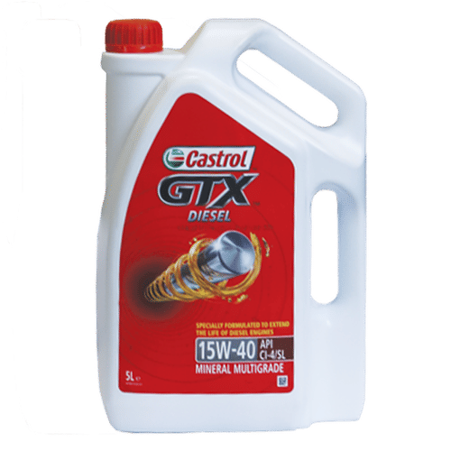 CASTROL GTX 15W40 5Lt DIESEL MOTOR OIL