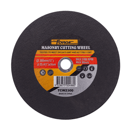 FORGE 300x3x25.4mm MASONARY CUTTING DISC
