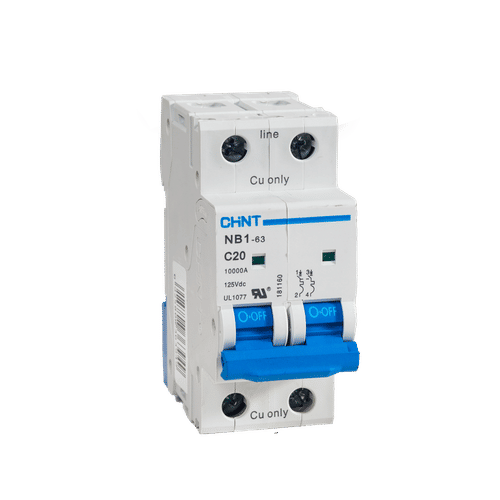 CHINT NB1-63 6ka 20a DOUBLE POLE MCB
