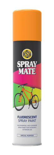 SPRAYMATE ORANGE 250ml FLOURESCENT SPRAY PAINT
