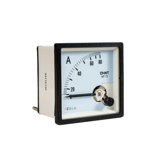 CHINT 72x72mm DIRECT READ 0-80a AMMETER