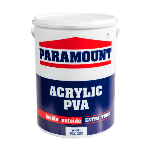 PARAMOUNT ACRYLIC PVA WHITE 5Lt PAINT