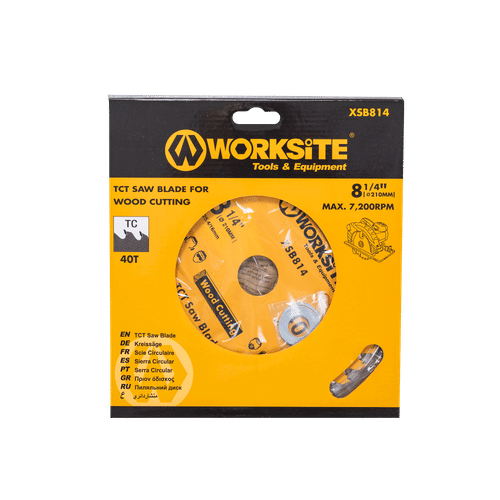 WORKSITE TUNGSTEN CARBIDE TIPPED 40T 210x16mm SAW BLADE