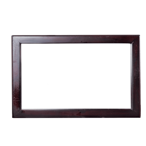 DARK TEAK 285x430x430x3mm FRAMED MIRROR