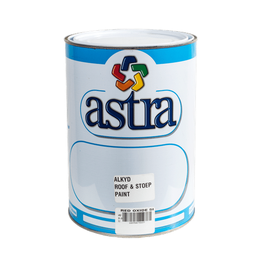 ASTRA ALKYED ROOF & STOEP RED OXIDE 5Lt ROOF PAINT