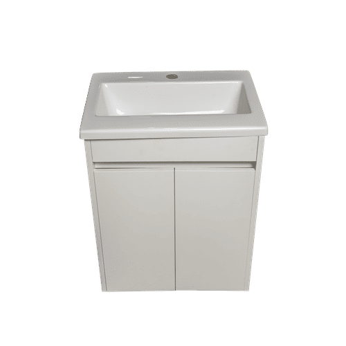 LECICO CONTRARRE ACRYLIC WHITE 500mm x 620mm x 360mm WALL HUNG VANITY BASIN