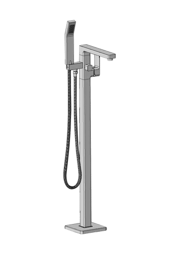 COBRA ARRIVE CHROME FREESTANDING BATH MIXER