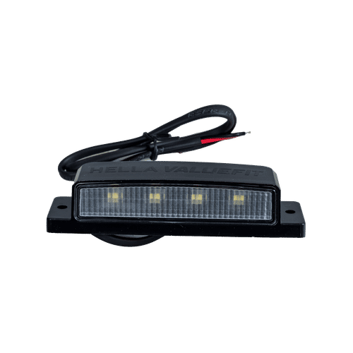 HELLA VALUEFIT MULTIVOLT 10-30 VDC LED LICENSE PLATE LIGHT