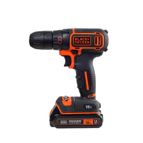 BLACK & DECKER 18v 1.5Ah Li-ION 10mm CORDLESS DRILL