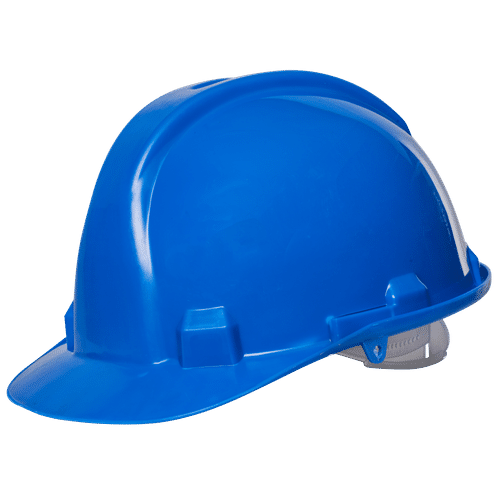 BLUE 6 POINT BUILDERS SAFETY HARD HAT