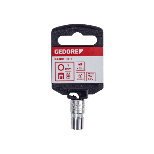 GEDORE RED ¼" DRIVE 7mm HEX SOCKET