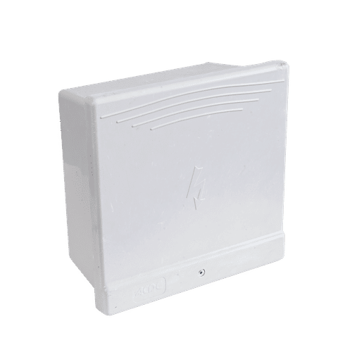 ACDC WEATHERPROOF SURFACE BOX WITH 16a DOUBLE SOCKET OUTLET 