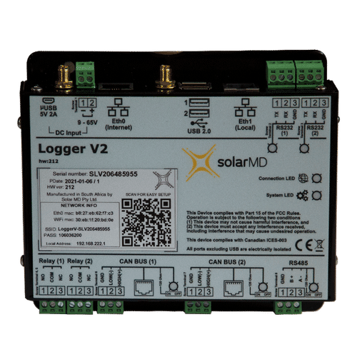 SOLAR MD V2 DATA LOGGER