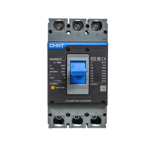 CHINT NXM 630S 3 POLE 50ka 400a MCCB